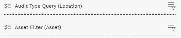 Audit Type Query and Asset Filter fields on the Audit Definition form
