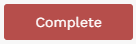 Complete button used to fully close the PO and prevent further receiving