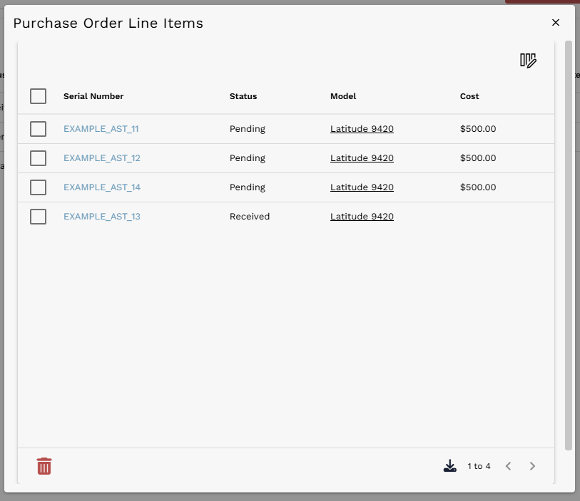 Unexpected item added under the matching PO Line and marked Received